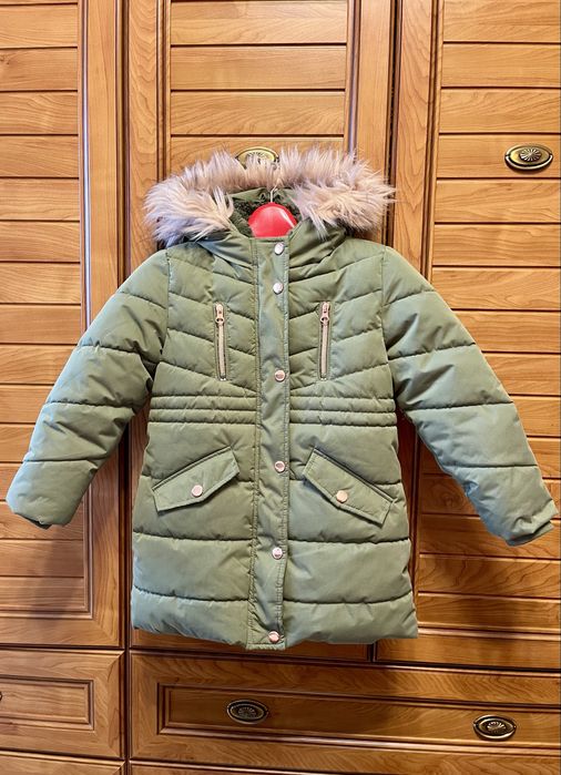 Зимова куртка/парка George на дівчинку 110-116 р. 5-6 років