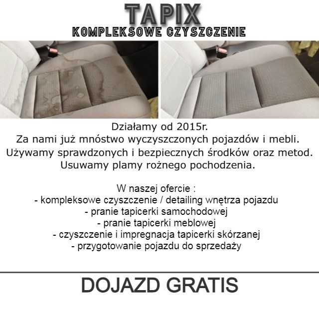 PROMO! Kompleksowe czyszczenie, pranie tapicerki (meble, pojazdy)