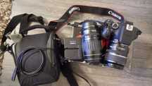 Canon rebel t3i(EOS 600D)+ 2 обьектива + карта 16gb + чехол