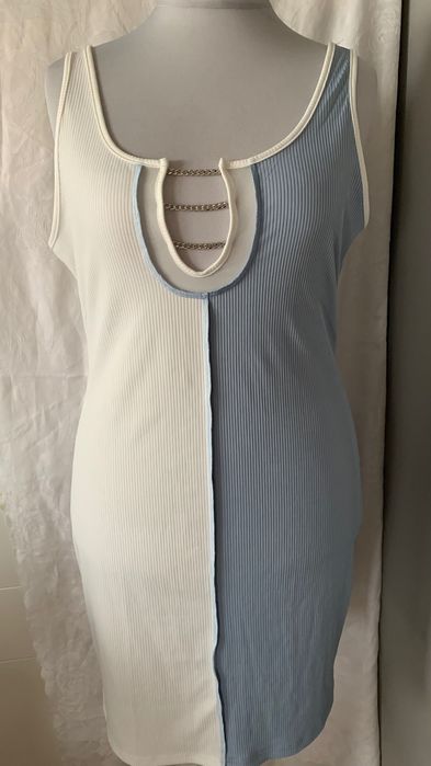 Sukienka damska r. 3XL/46, nowa letnia, łańcuszki