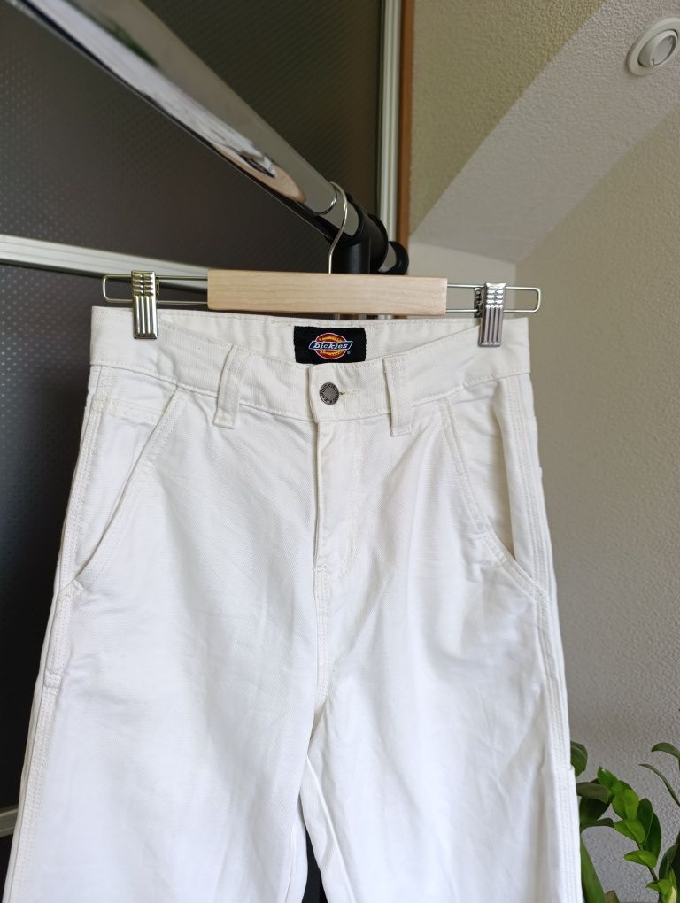 Женские рабочие скейтерские штаны dickies duck canvas pant w stone was
