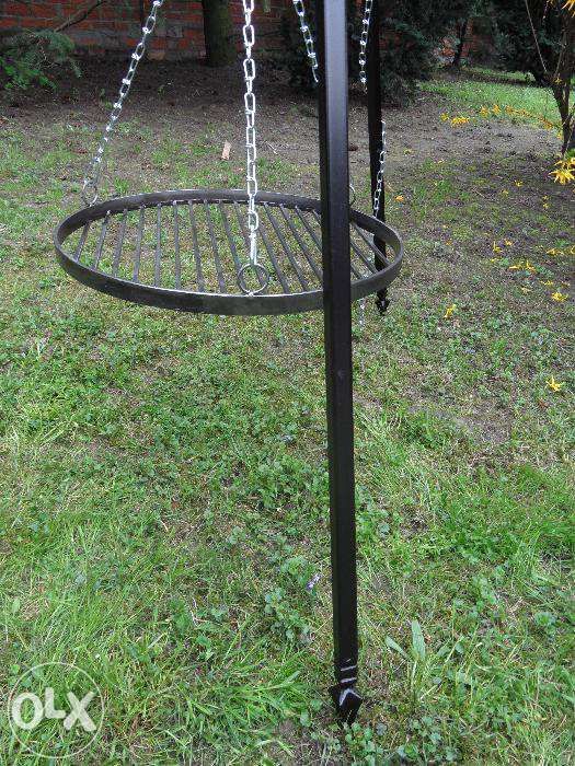 Grill grille 180cm.trójnóg z rusztem 50 cm+ łańcuch