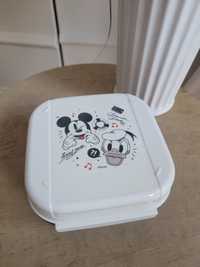 Tupperware kolory tęczy śniadaniówka mickey mouse