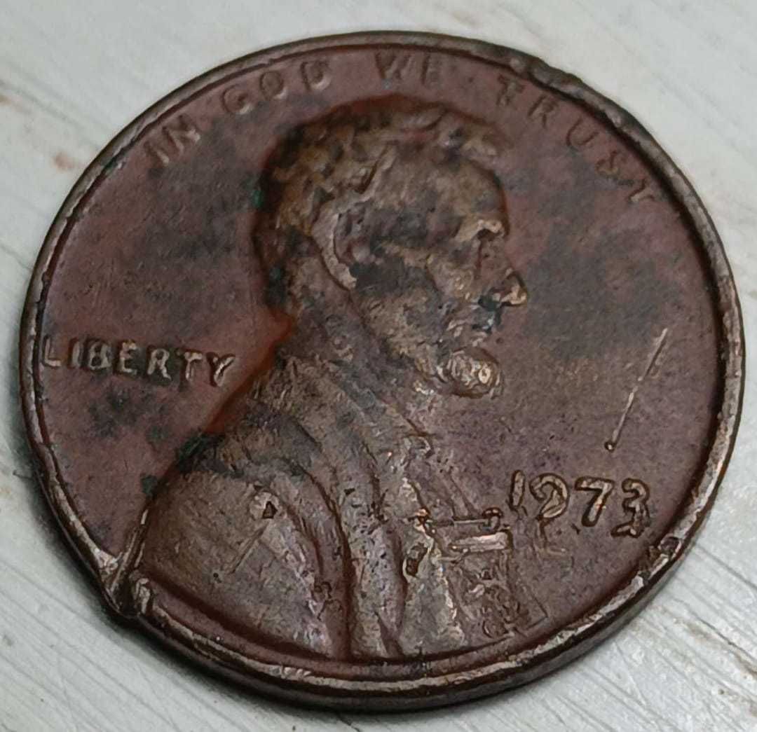 Cêntimo americano de 1973 ( Lincoln Cent 1973)
