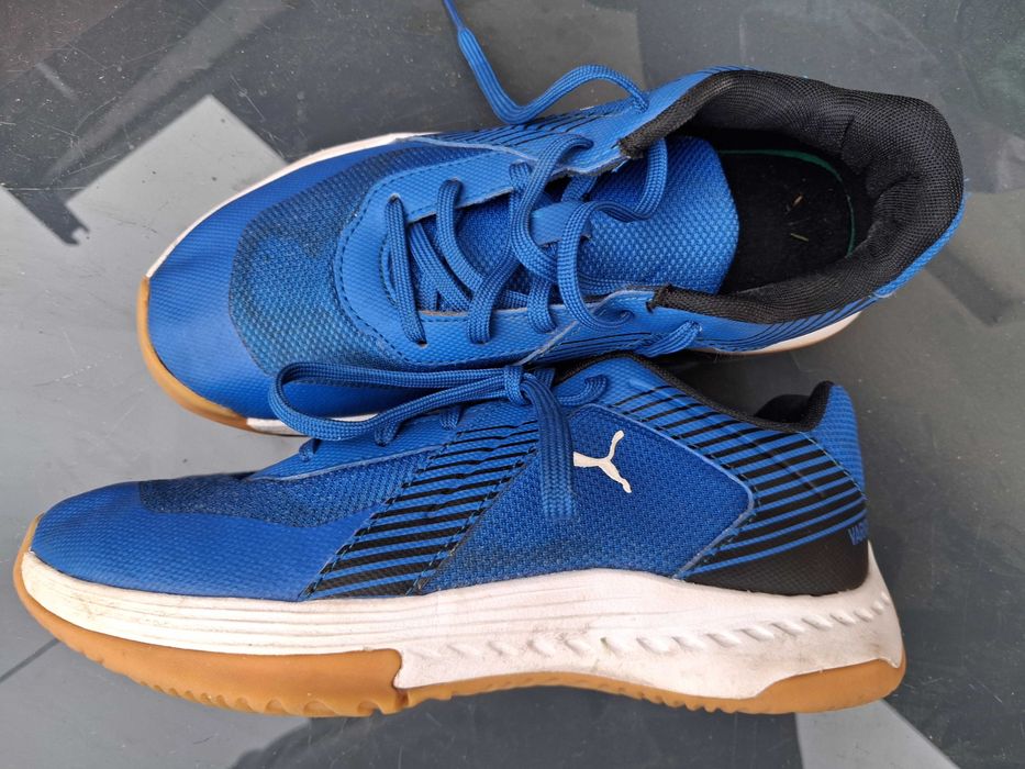 Buty Puma halowe EUR 37 Varion Junior 23 cm niebieskie dla dziecka