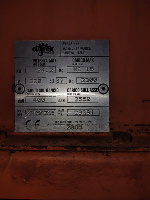 suszarnia AGREX  2005r. 72570zł