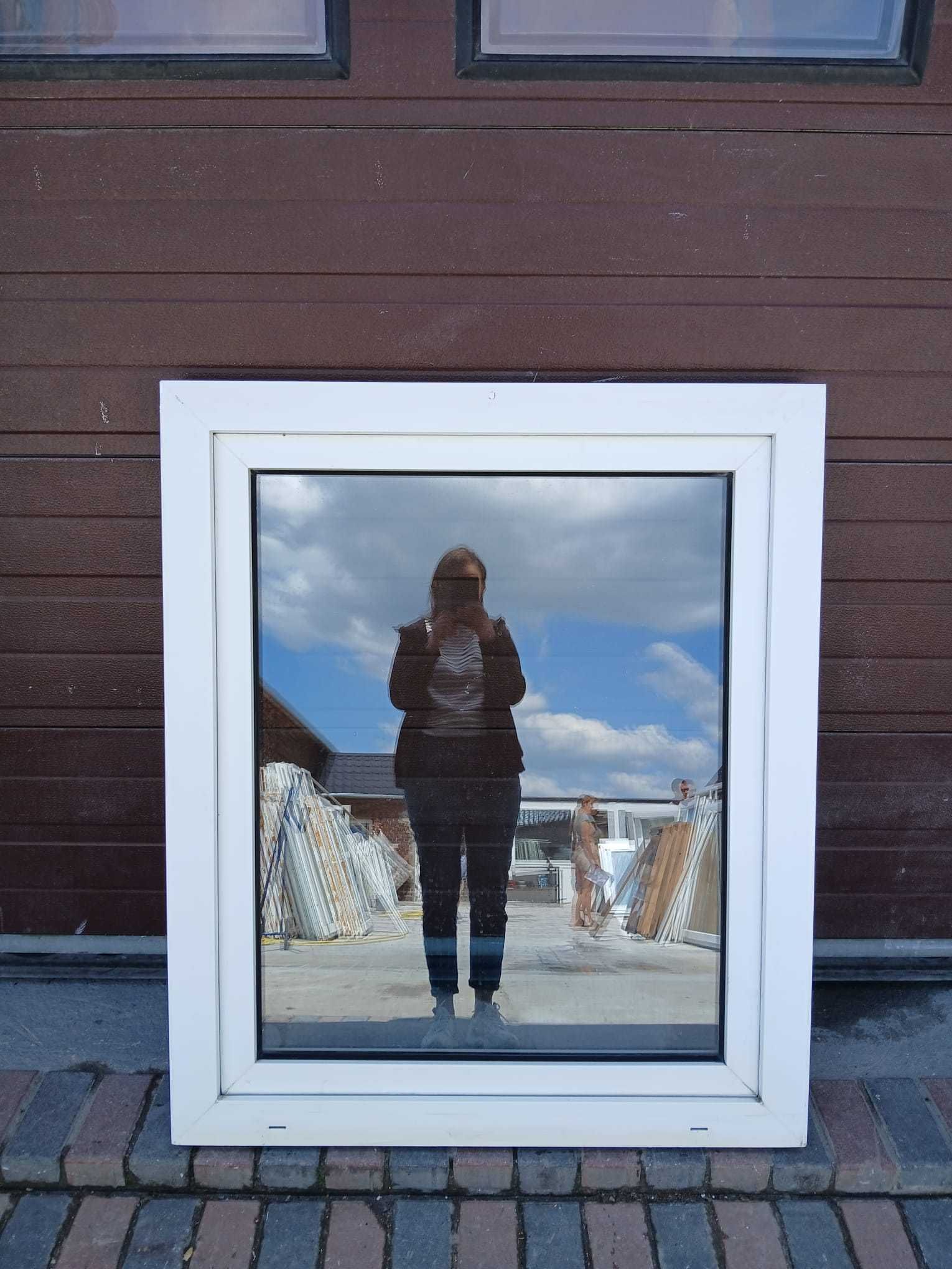 Okno białe używane 105x125 pcv okna Niemieckie DOWÓZ CAŁY KRAJ