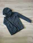 Granatowa bluza z kapturem rozpinana peak performance s