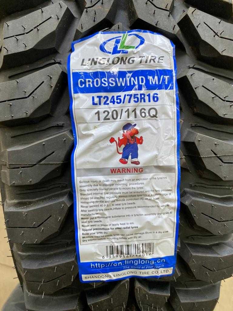 Шини 245/75 R16  Linglong  Crosswind M/T  120/116Q