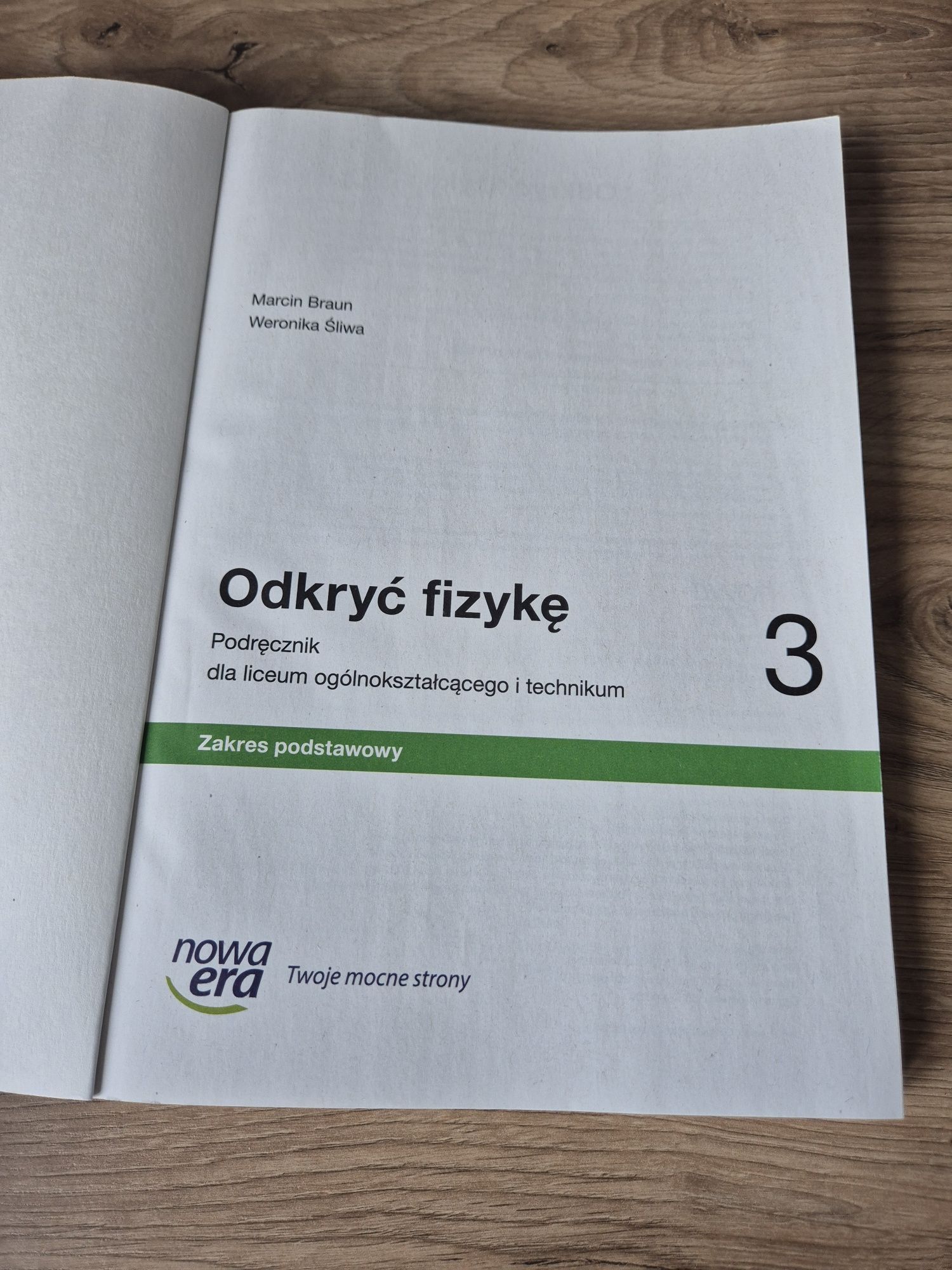 podręcznik Odkryć fizykę 3 Nowa Era