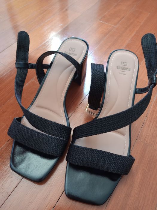Sandália preta Seaside
