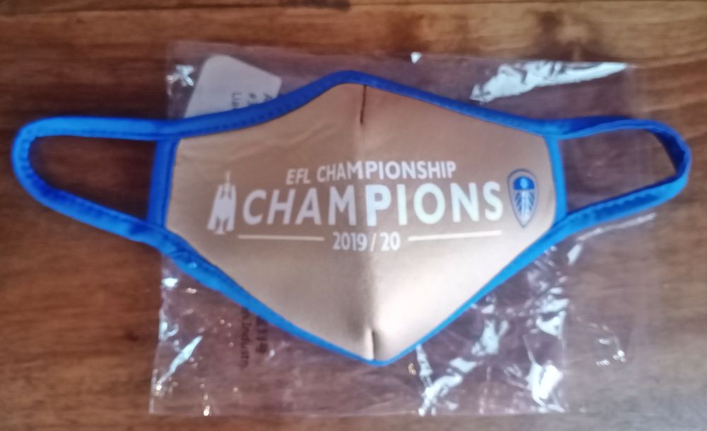 Детская маска для лица с символикой FC Leeds United