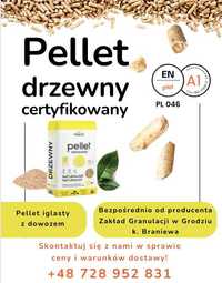 Pellet drzewny sosnowy A1 ENplus z dowozem, pelet, producent