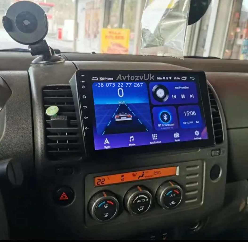 Магнитола NAVARA Nissan NP300 Tesla TV Навара TITAN CarPlay Android 13