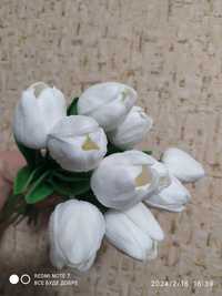 Білі тюльпани як справжні