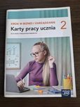 Karty pracy ucznia Krok w biznes i zarządzanie 2. Nowa Era. UŻYWANE
