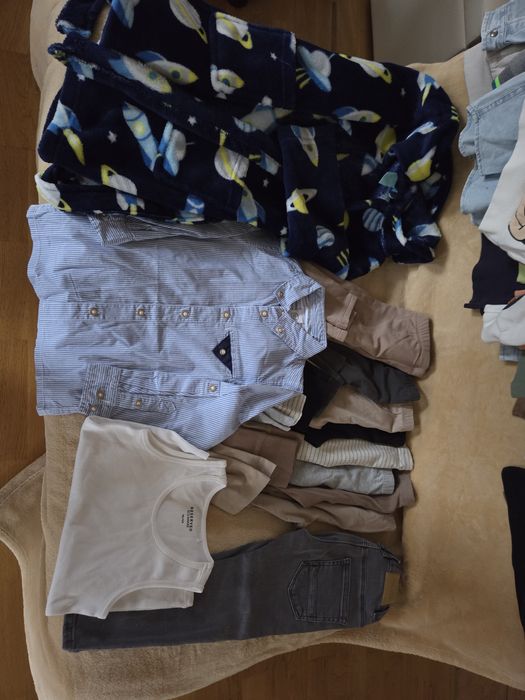 Zestaw 61 szt. Coccodrillo zara h&m cool club getry bluzy koszulki