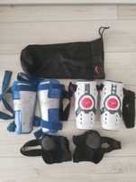 2 Pares Caneleiras Nike c/ Protecção Tornozelo + Saco
