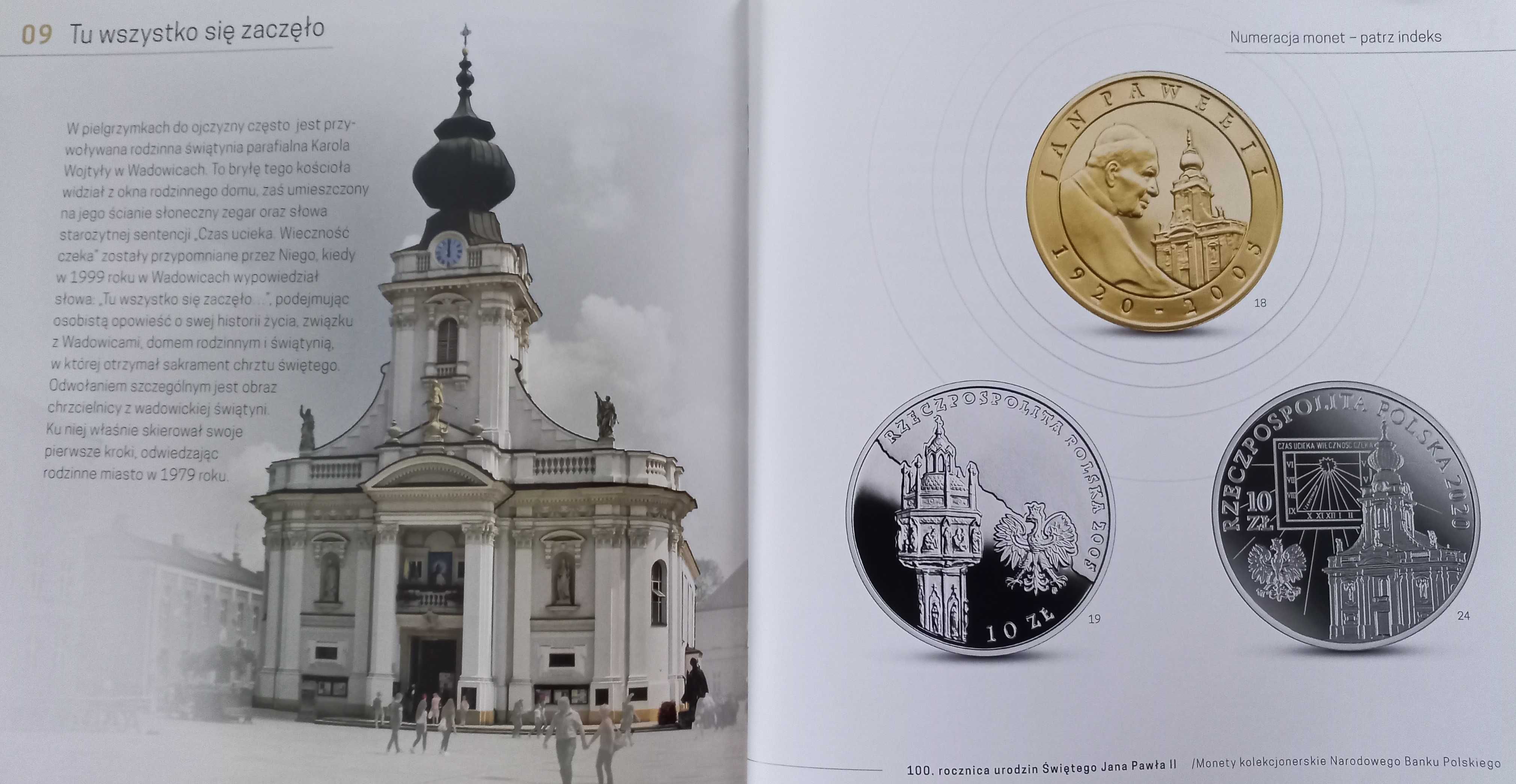 Papież Jan Paweł  II na monetach kolekcjonerskich wydanie NBP Nr.2