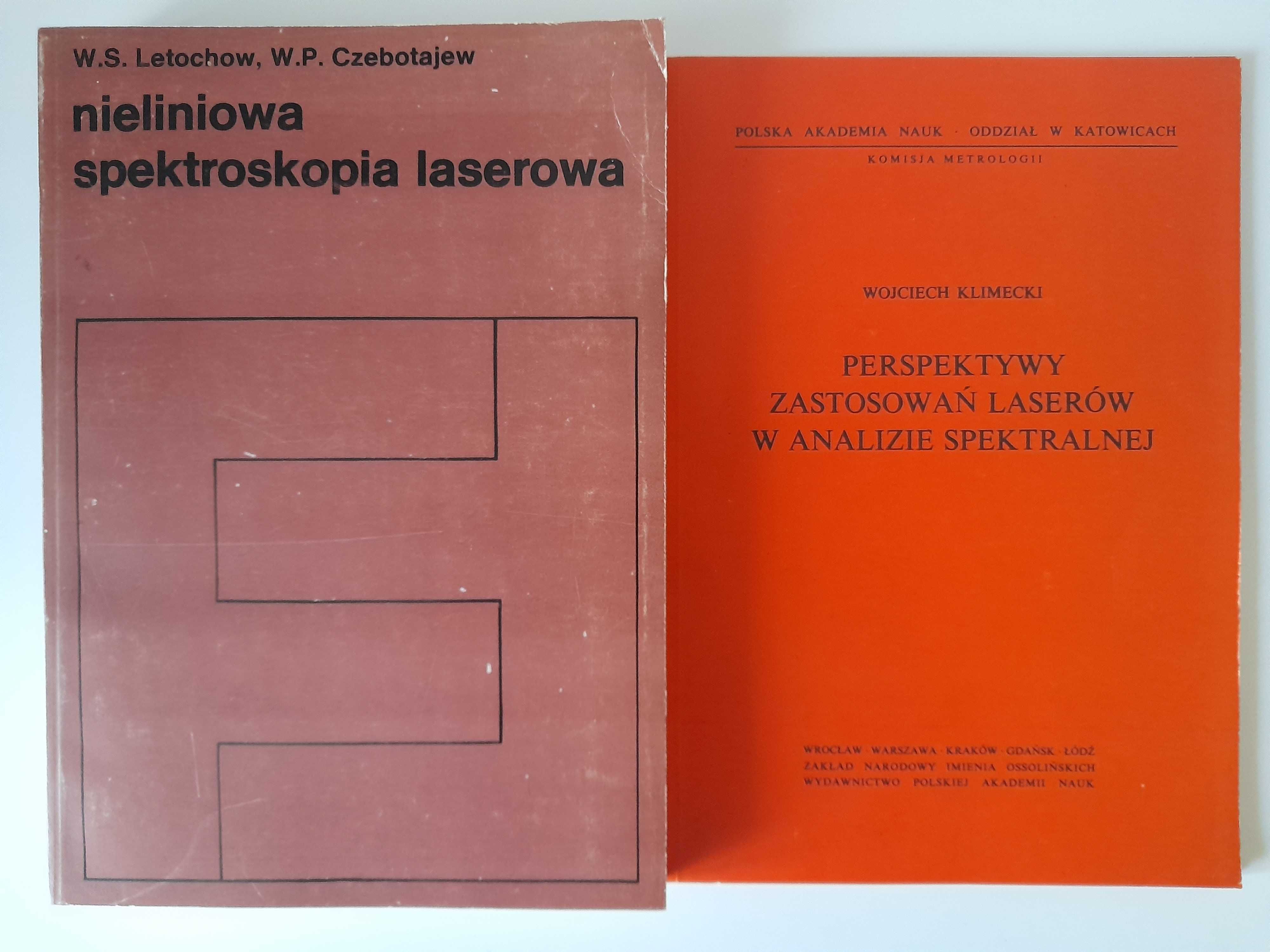 Nieliniowa spektroskopia laserowa Lechotow, Czebotajew + książka