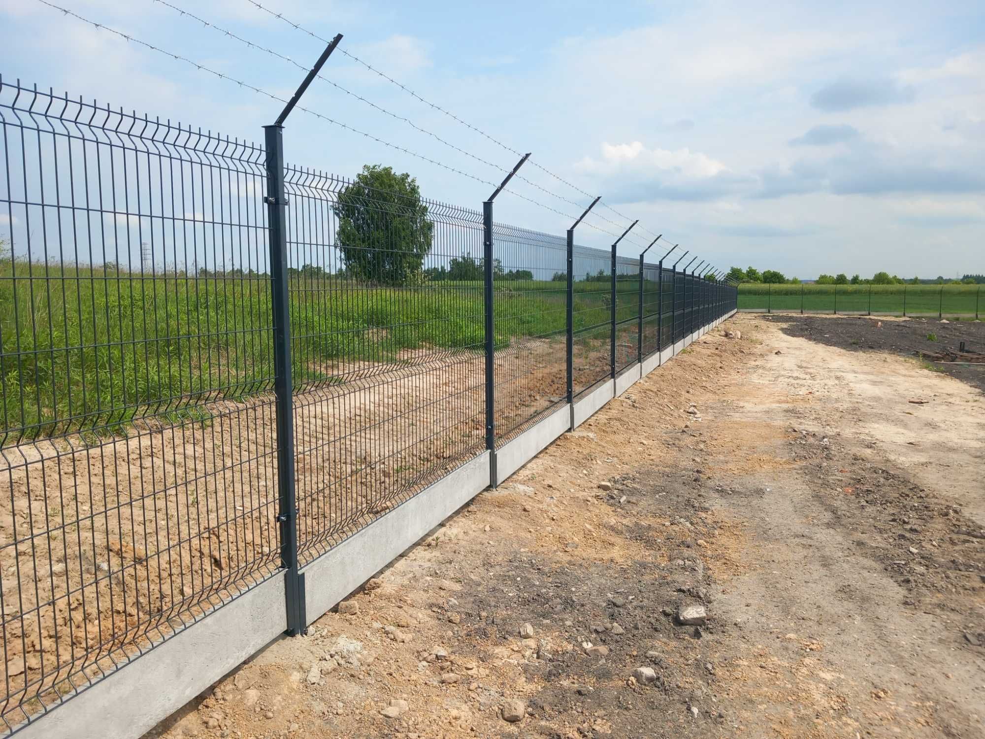 Ogrodzenia panelowe,murowane typu Joniec,siatkowe,bramy,przęsła.