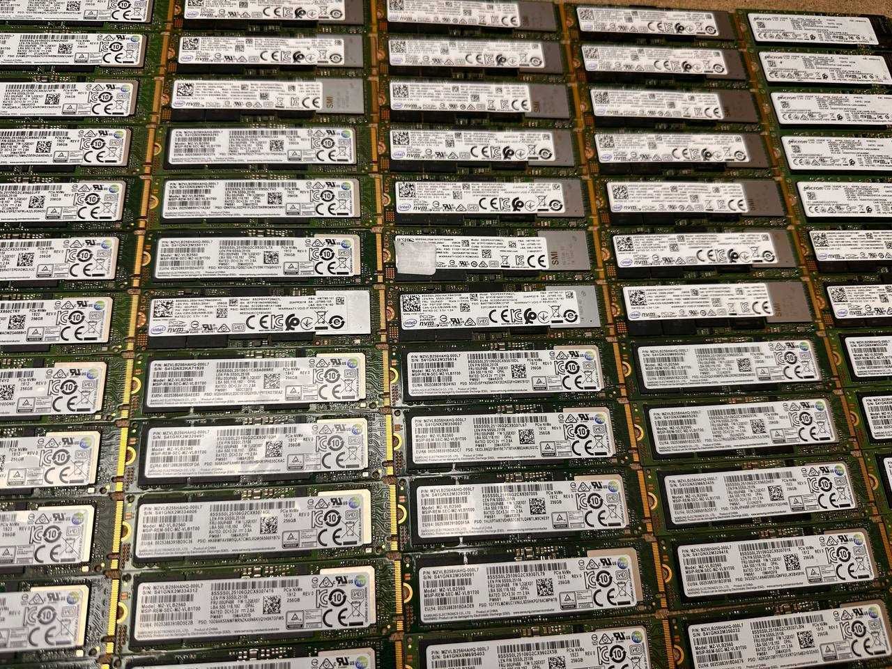 SSD M.2 2280 256Gb NVMe  | Samsung | Hynix | Toshiba | SanDisk |