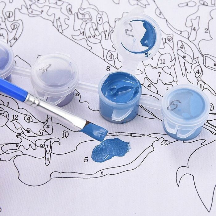 Lwy Obraz Malowanie Po Numerach Obraz Lew I Lwica