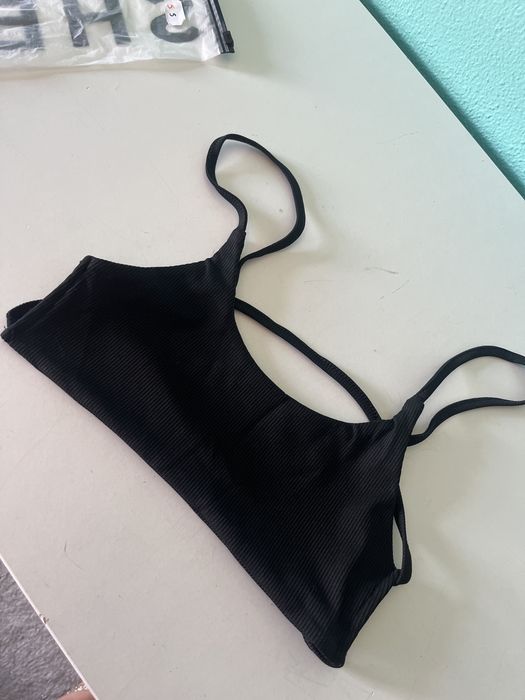 Top preto senhora de costas abertas S  numero 36 novo nunca usado
