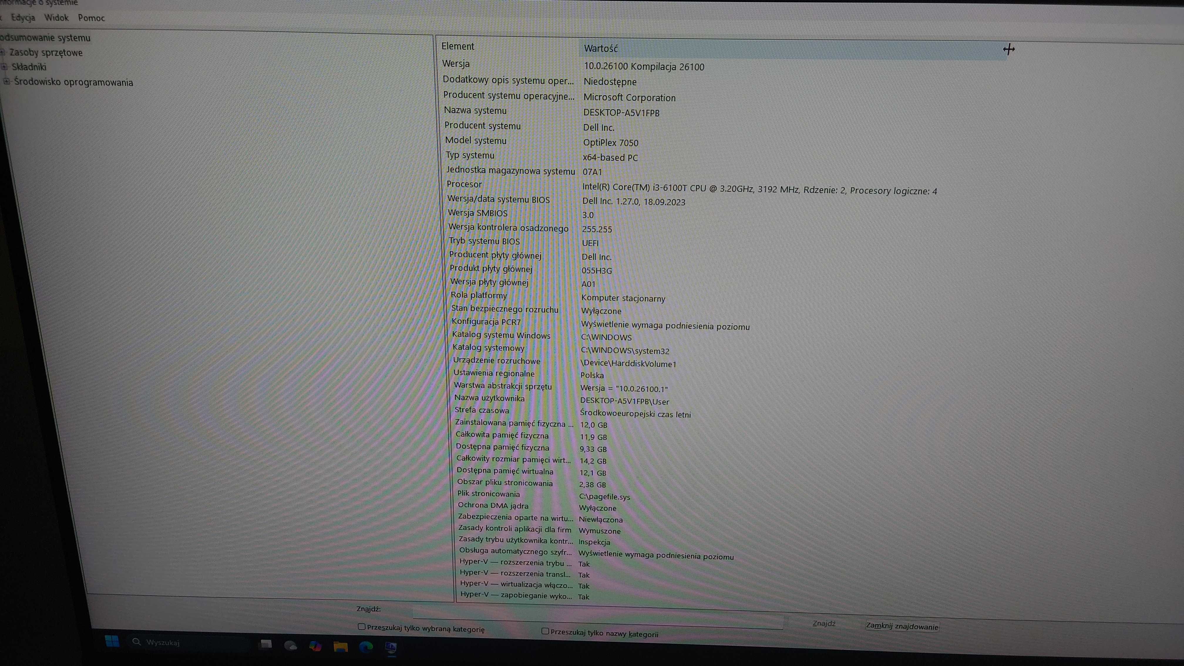 Dell OptiPlex 7050 Tiny Terminal PC 12GB/128SSD I3-6100T