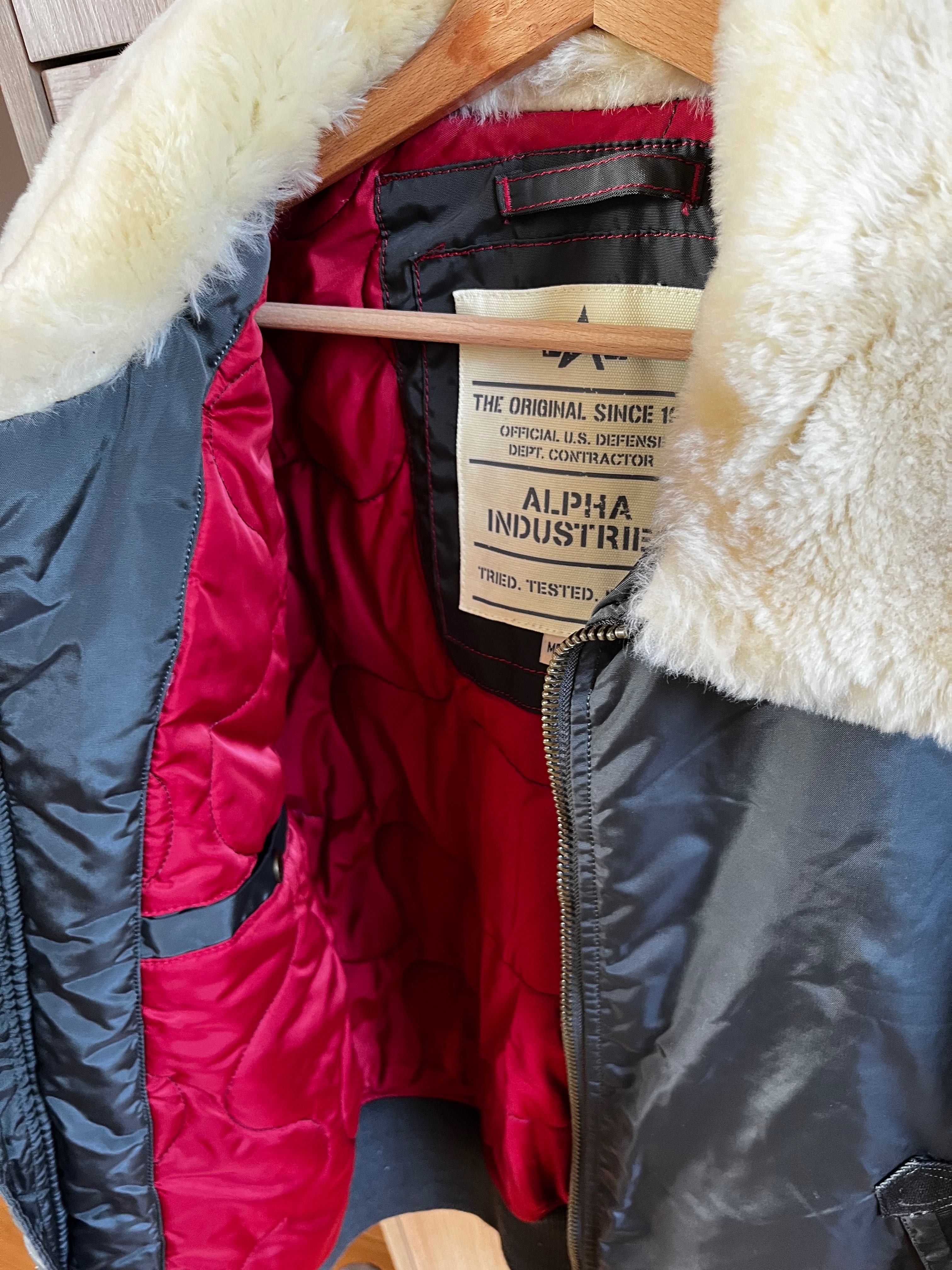 ALPHA INDUSTRIES Kurtka 'Injector’ ciemno szary / M
