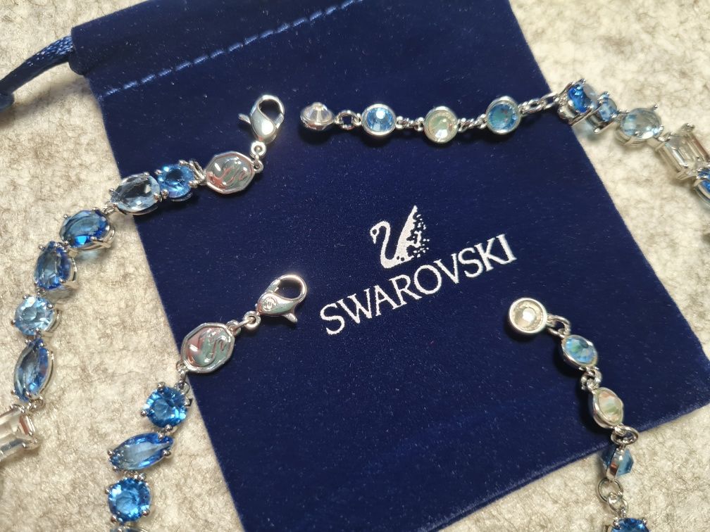 Swarovski GEMA Сваровскі браслет Кольє під срібло