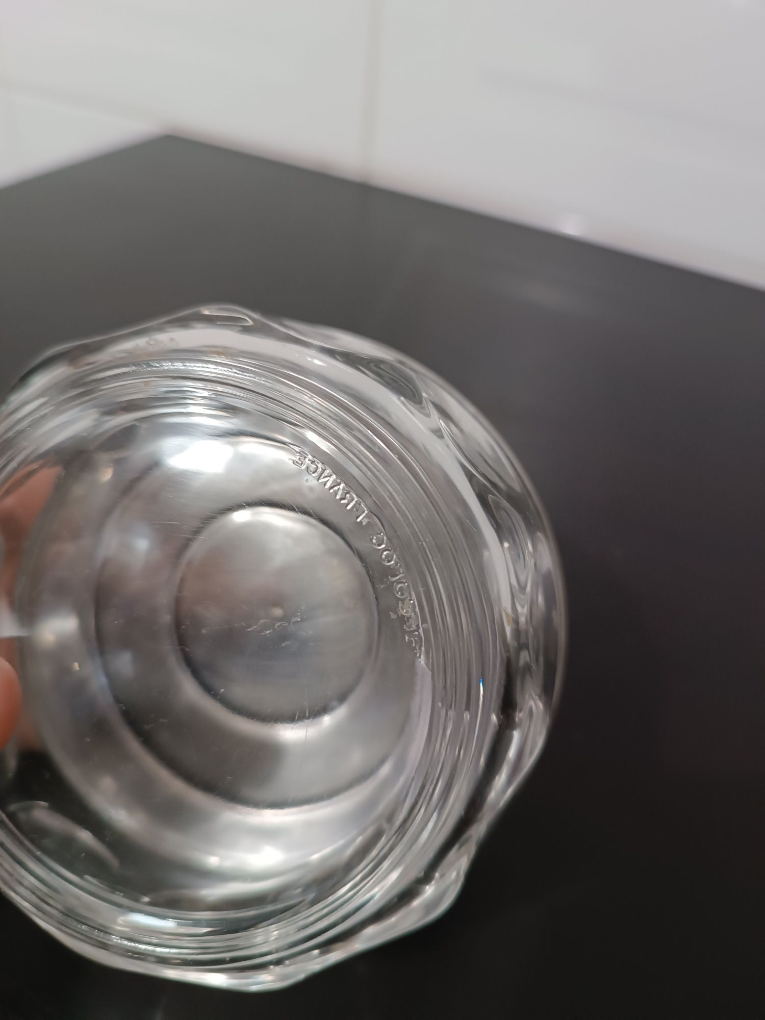 Açucareiro Vidro e Inox. Da Arcoroc France