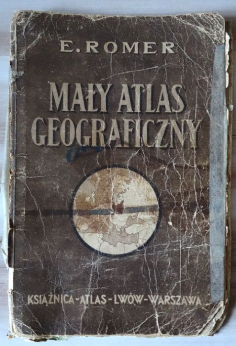 Mały Atlas Geograficzny z 1931r. E.Romer antyk unikat