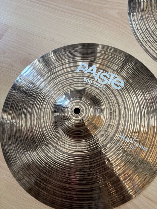 Conjunto Pratos Paiste 900 Series - Hi Hat e Crash
