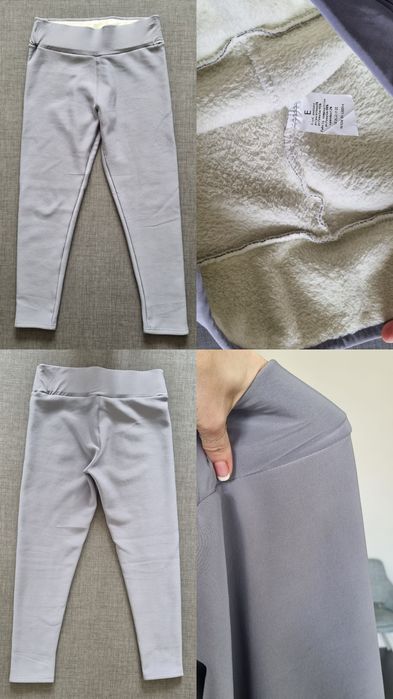 Лосины утепленные на меху, размер Л, очень приятные