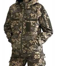 Куртка жіноча тактична військова піксель софтшелл