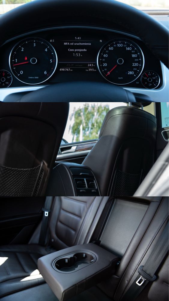 VW Touareg 7p 4.2 TDI, kamery 360, pneumatyka, panorama, hak, 4x4