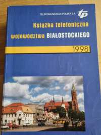 Książka telefoniczna woj białostockie 1998r