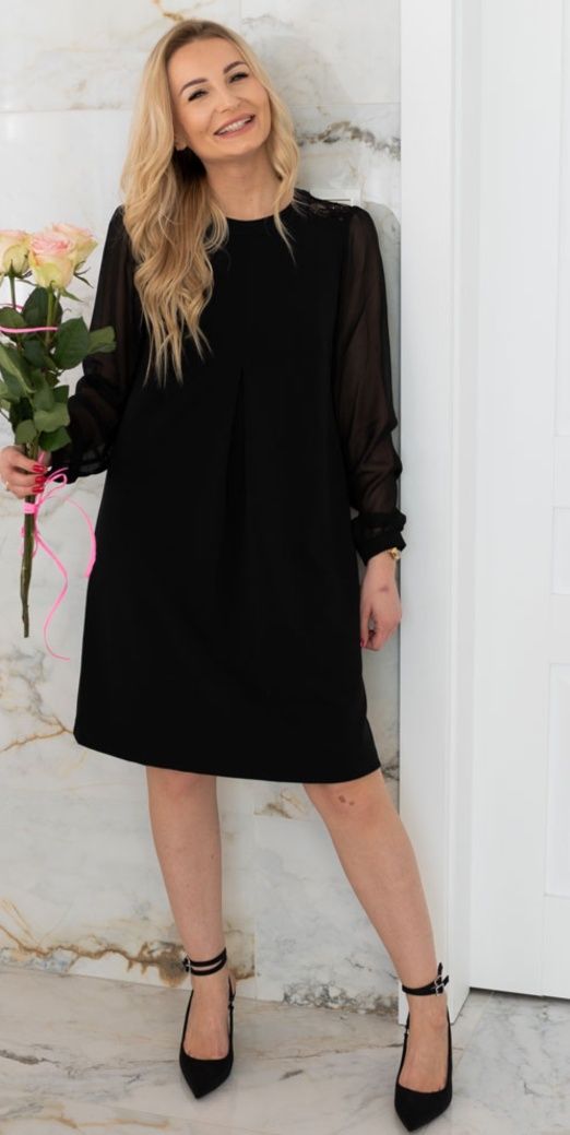 Sukienka ciążowa Cocktail black dress S/M