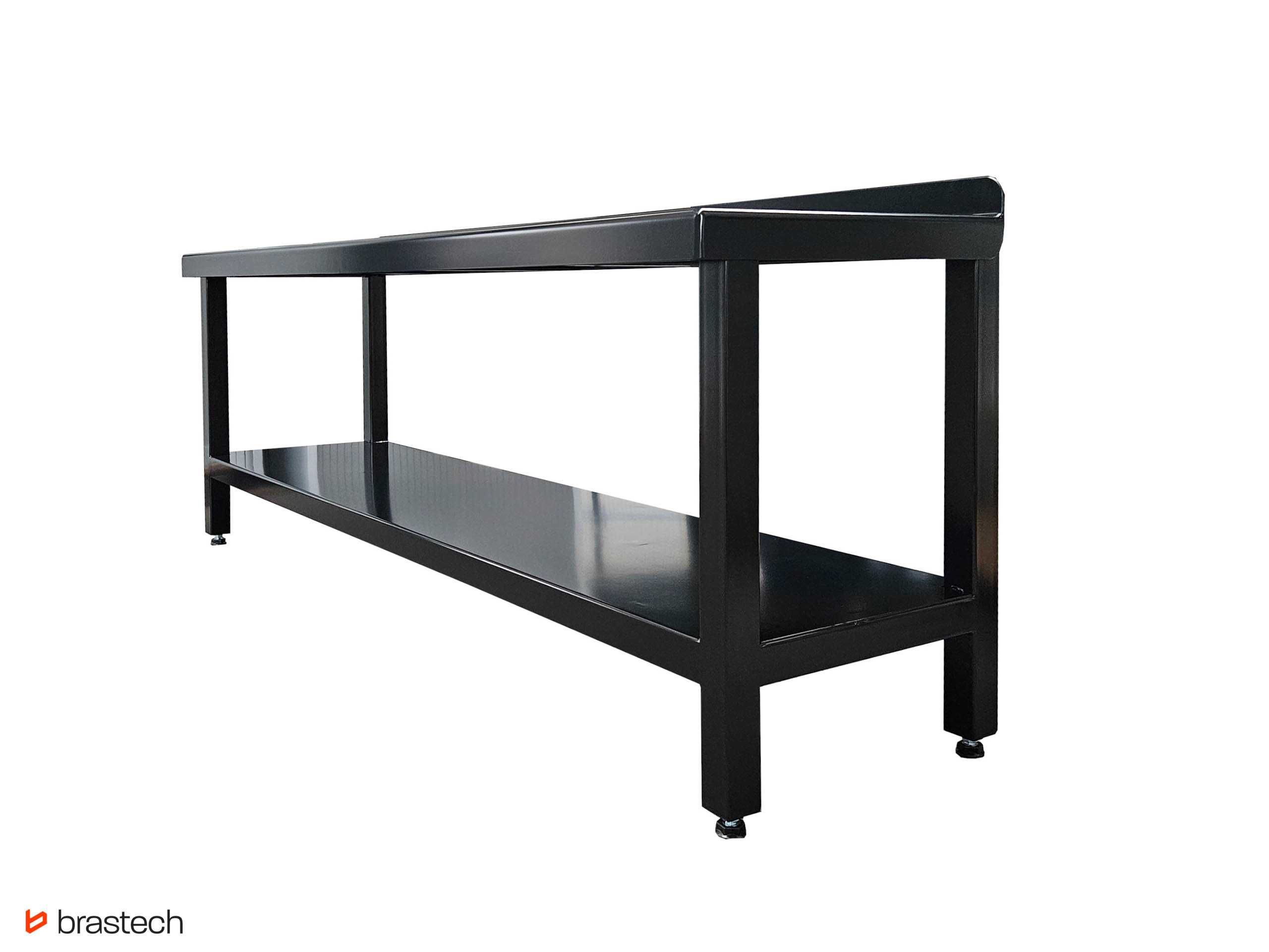 Stół warsztatowy 90 x 234 x 61,5 cm Blat stalowy 5 mm, waga 145 kg