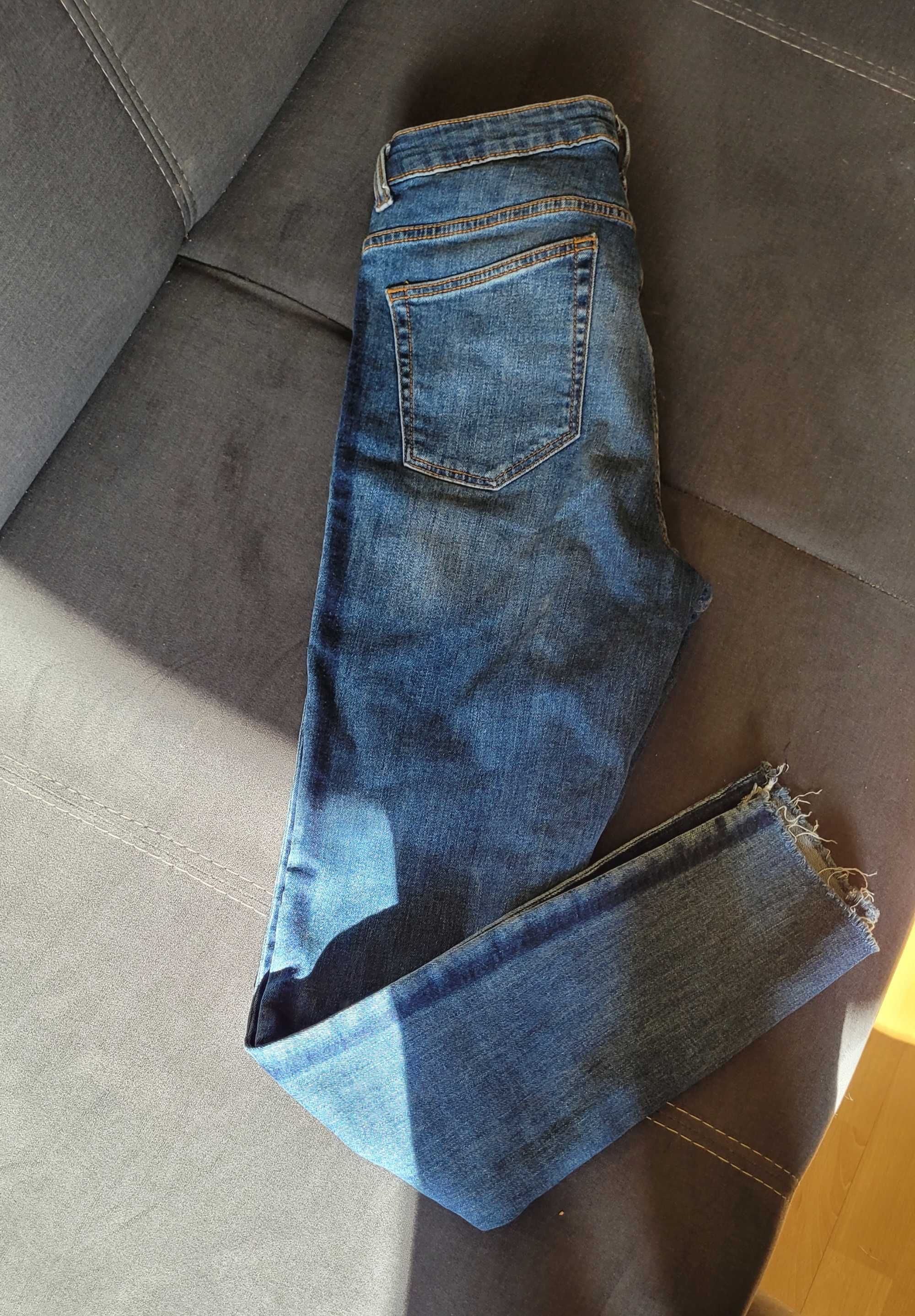 Damskie bawełniane jeansowe dżinsy dżinsowe klasyka spodnie