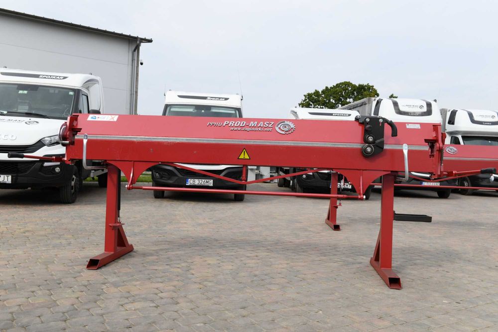 Giętarka ZAGINARKA do blach RED-2700/1.0 dostawa PROD-MASZ