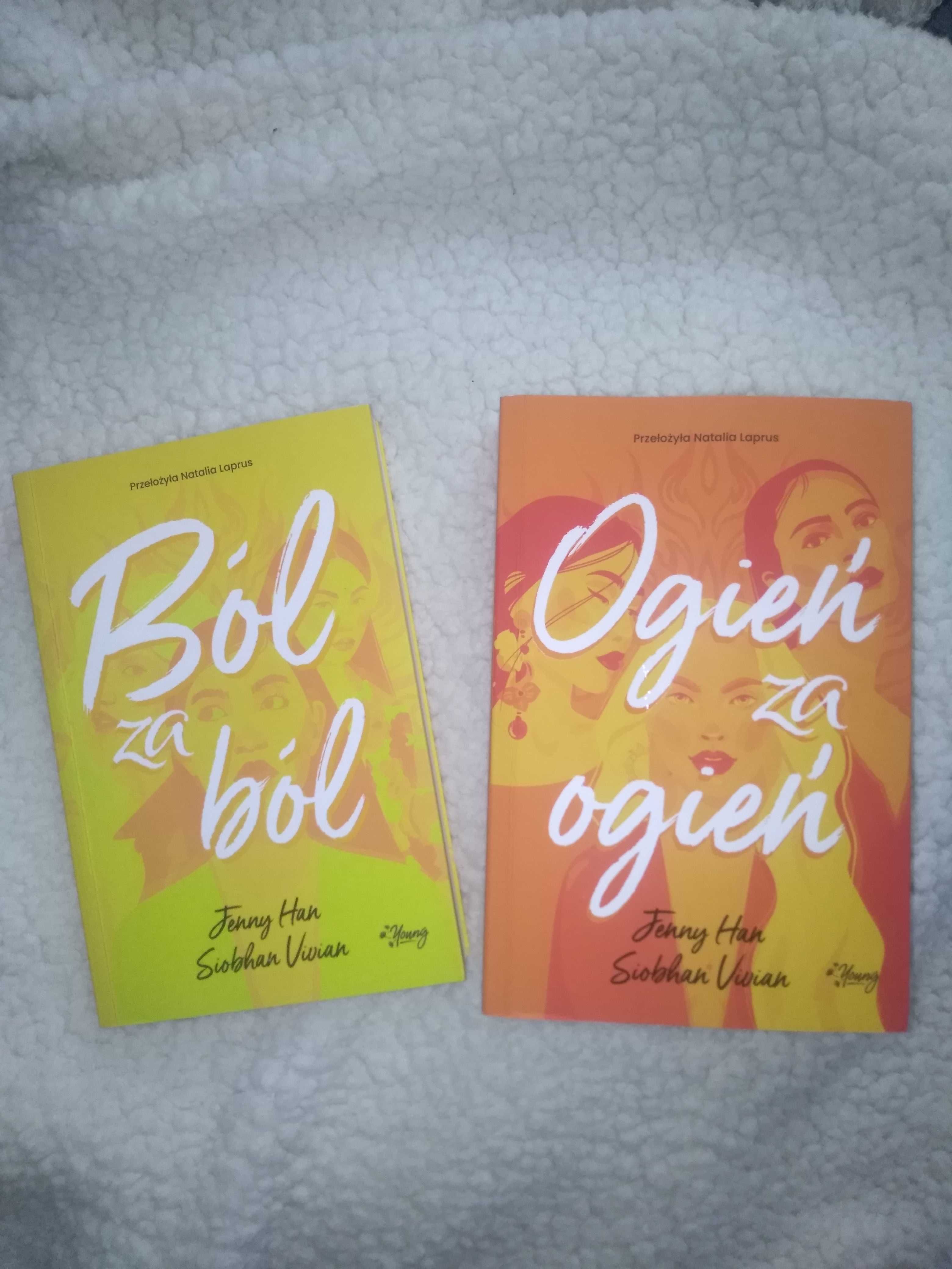 Ból za ból + Ogień za ogień  Jenny Han, Siobhan Vivian