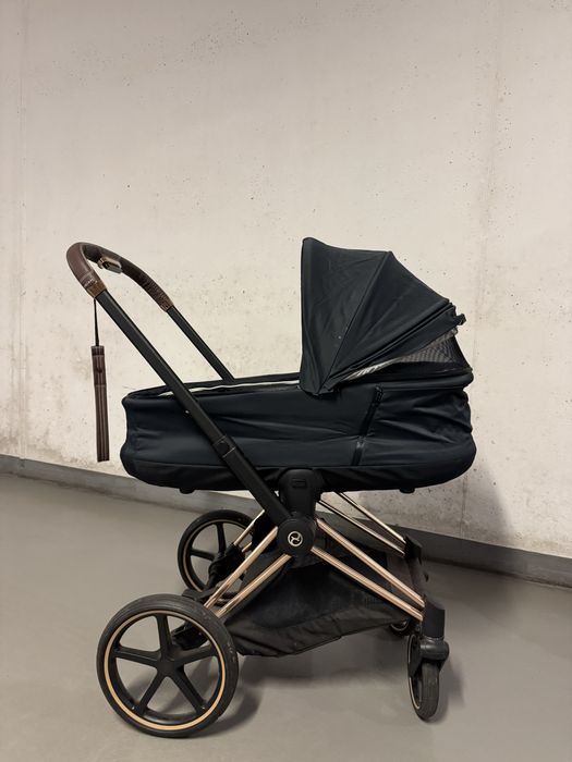 Cybex Priam czarny spacerówka + godnola