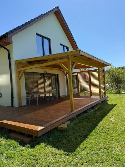 Zadaszenia Tarasów Aluminiowe/Drewniane/Tarasy/Patio/Domki Narzędziowe