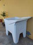 Tanque fibra branco