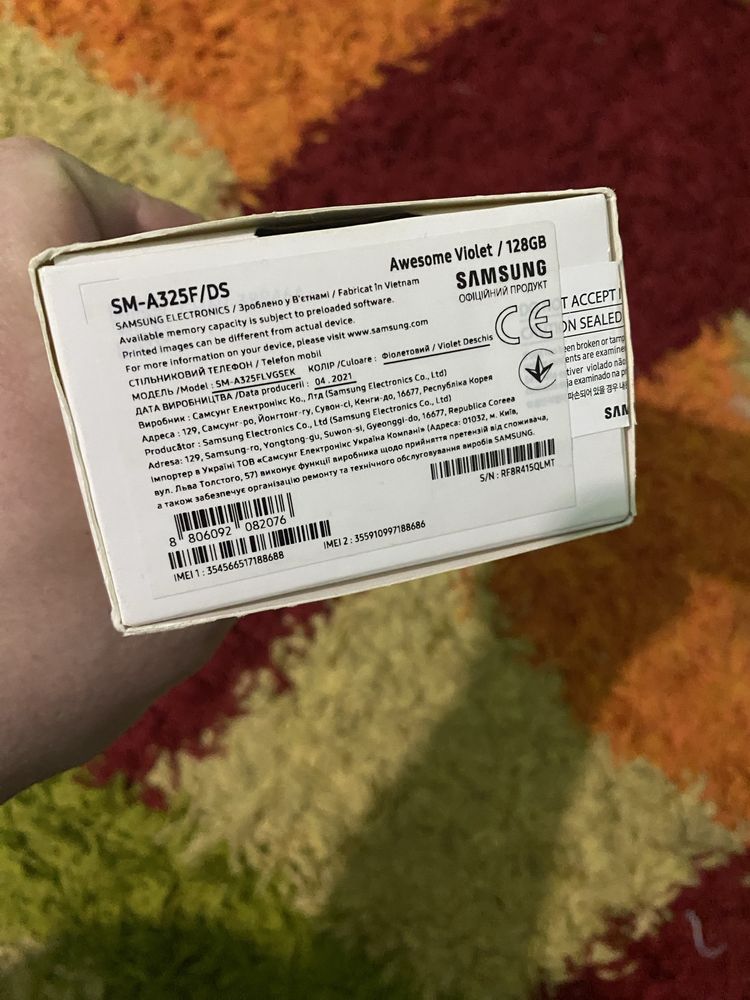 Смартфон телефон Samsung Galaxy A32 4/128 Duos 4G NFC GPS Комплект