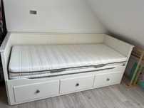 Łóżko IKEA Hemnes 80x200 + 2 materace