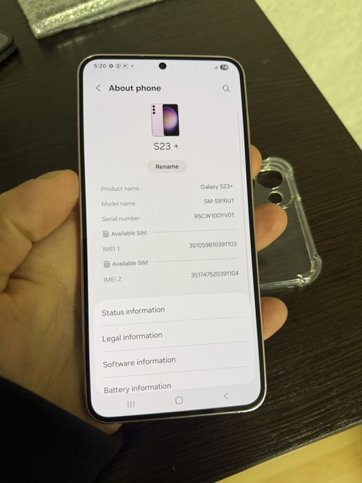 Samsung s23 plus 256 gb