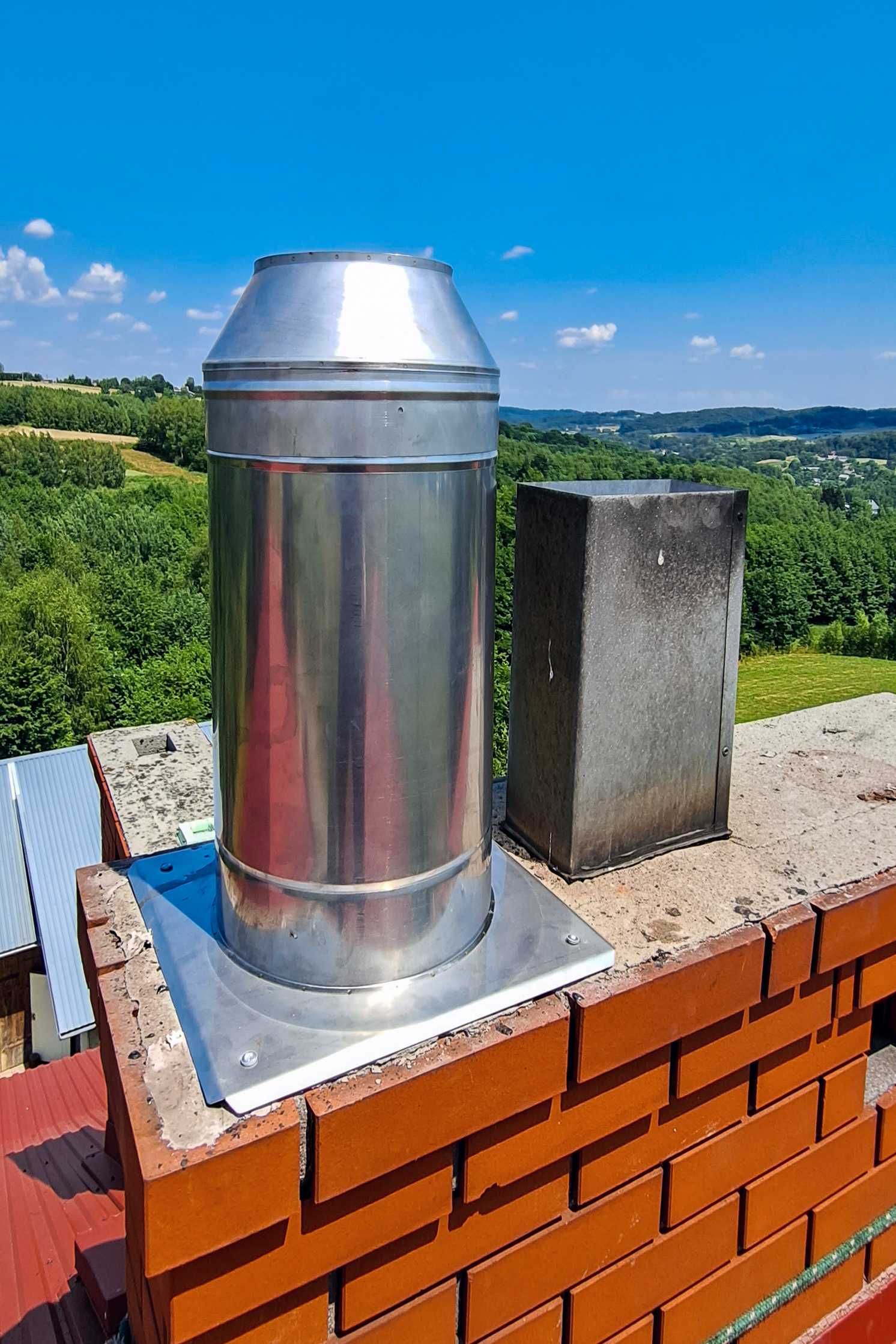 Frezowanie diamentowe kominów montaż wkładów kwasoodpornych i ceramiki